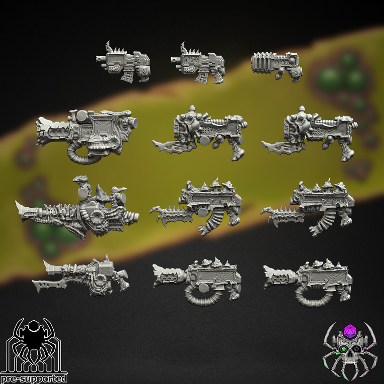 Plague Bringers Battle Squad | EightLegsMiniatures Grimdark Wargaming Miniatures