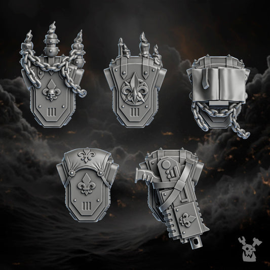 Order of Repentance Backpack Bits | DakkaDakka.store Grimdark Wargaming Miniatures Role Playing Miniatures