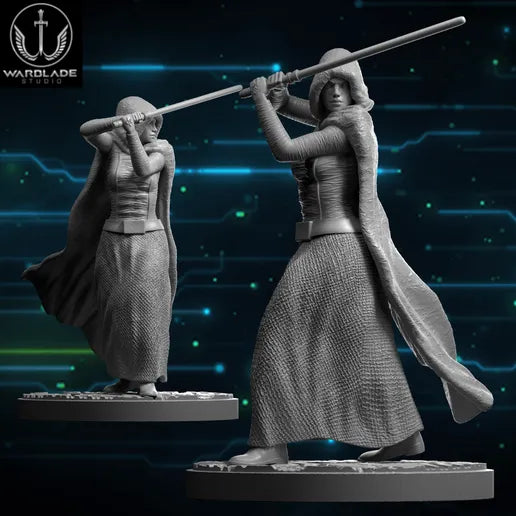 Shatter Scale Barriss | Warblade Studios 40mm Miniatures Role Playing Miniatures