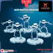 Baywatch Droids | Anvilrage Galactic SciFi Miniatures 32mm 1/47 Legion Scale Role Playing Miniatures