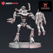 Baywatch Tactical Droid | Anvilrage Galactic SciFi Miniatures 32mm 1/47 Legion Scale Role Playing Miniatures