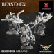 Beastmen Beastogres | White Angel 28/32mm Fantasy Wargaming Miniatures