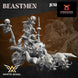 Beastmen Boar Chariot | White Angel 28/32mm Fantasy Wargaming Miniatures