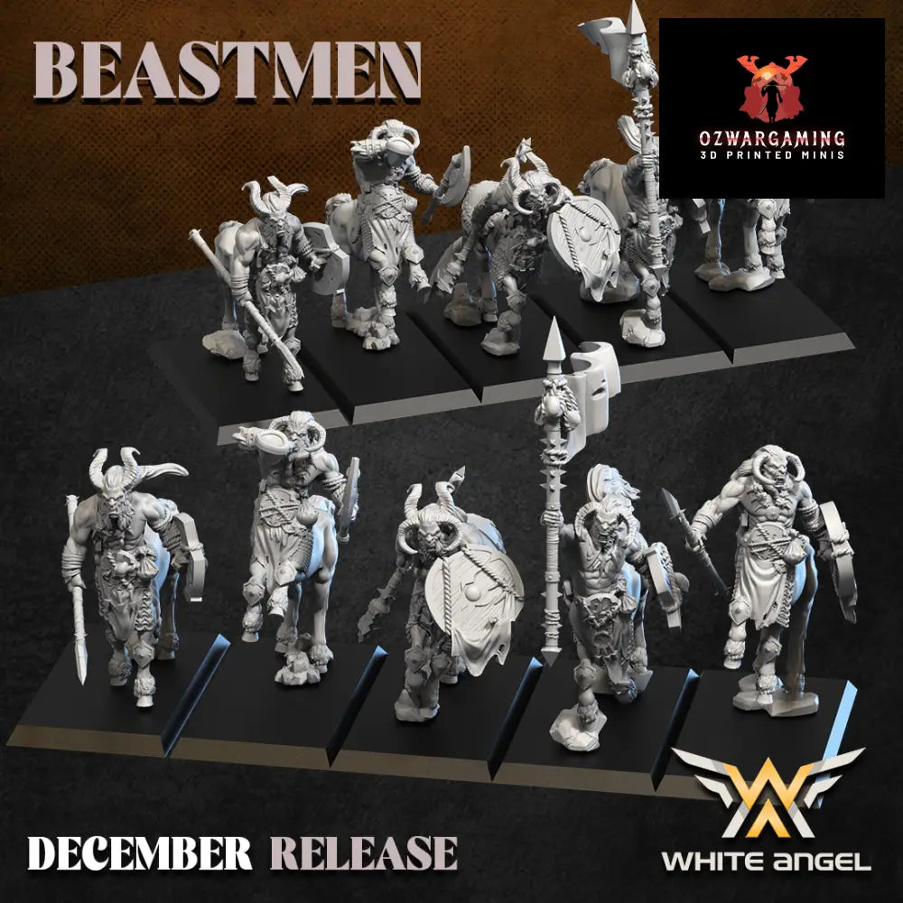 Beastmen Centaurs | White Angel 28/32mm Fantasy Wargaming Miniatures