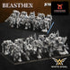 Beastmen Heavy Warriors | White Angel 28/32mm Fantasy Wargaming Miniatures