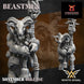 Beastmen High Shaman | White Angel 28/32mm Fantasy Wargaming Miniatures