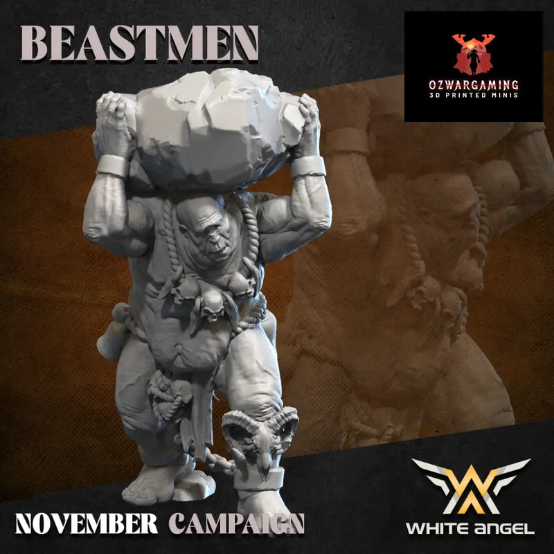 Beastmen Infernal Cyclops | White Angel 28/32mm Fantasy Wargaming Miniatures
