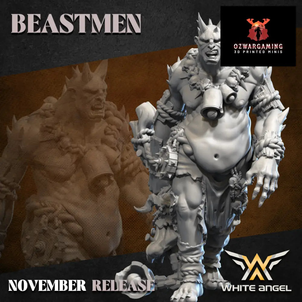 Beastmen Infernal Giant | White Angel 28/32mm Fantasy Wargaming Miniatures