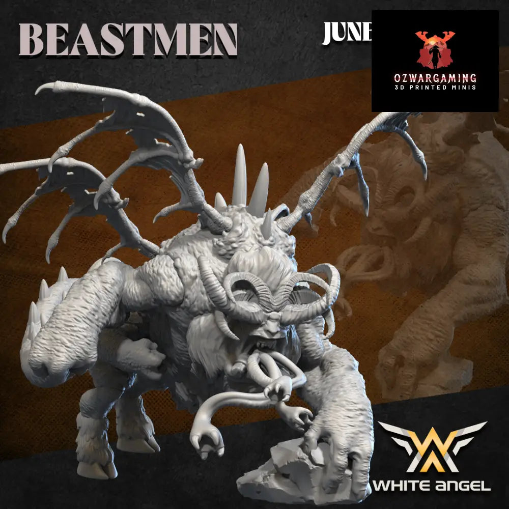 Beastmen Jabberwocky | White Angel 28/32mm Fantasy Wargaming Miniatures