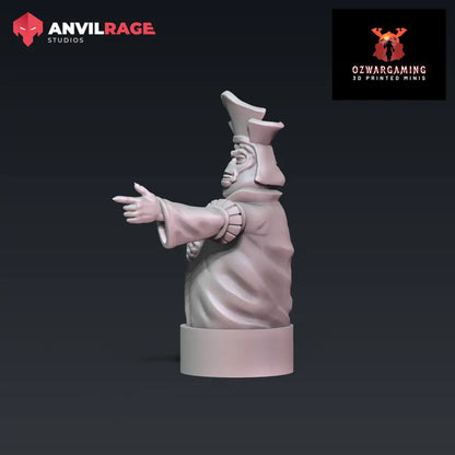 Big Boss Tank Commander | Anvilrage Galactic SciFi Miniatures 32mm 1/47 Legion Scale Role Playing Miniatures