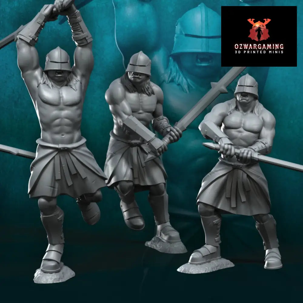 Blood Handed Bezerkers | Davale Games 25mm Fantasy Wargaming Miniatures Role Playing Miniatures