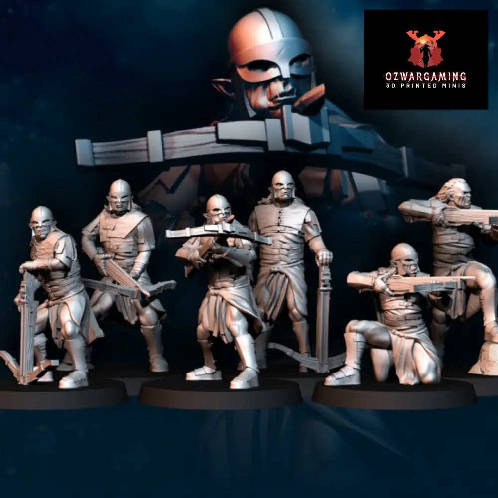 Blood Handed Scouts Crossbows | Davale Games 25mm Fantasy Wargaming Miniatures Role Playing Miniatures