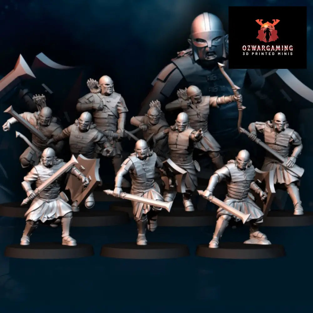 Blood Handed Scouts | Davale Games 25mm Fantasy Wargaming Miniatures Role Playing Miniatures
