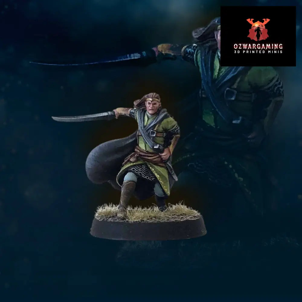 Bloody Elf Exiled Lord | Davale Games 25mm Fantasy Wargaming Miniatures Role Playing Miniatures