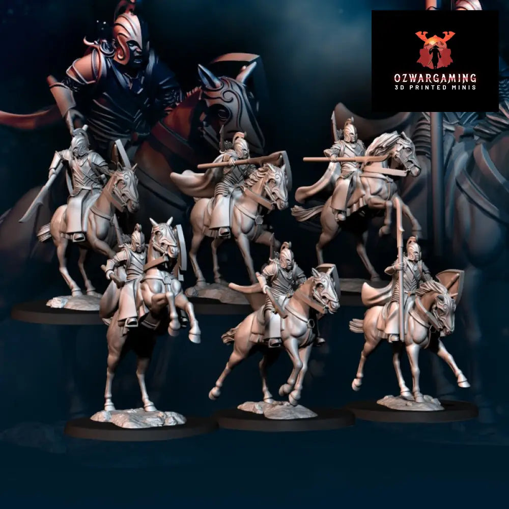 Bloody Elf Knights | Davale Games 25mm Fantasy Wargaming Miniatures Role Playing Miniatures