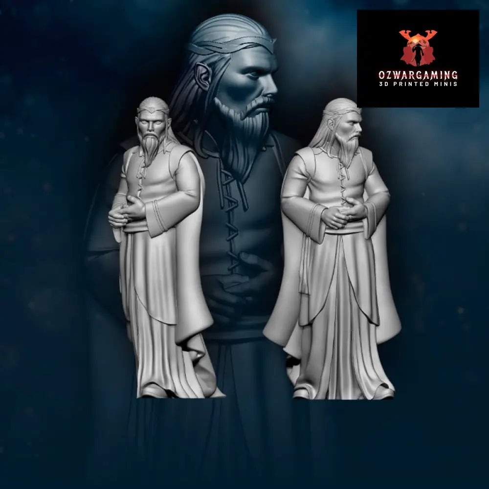 Bloody Elf Lord of Ships (Beard) | Davale Games 25mm Fantasy Wargaming Miniatures Role Playing Miniatures