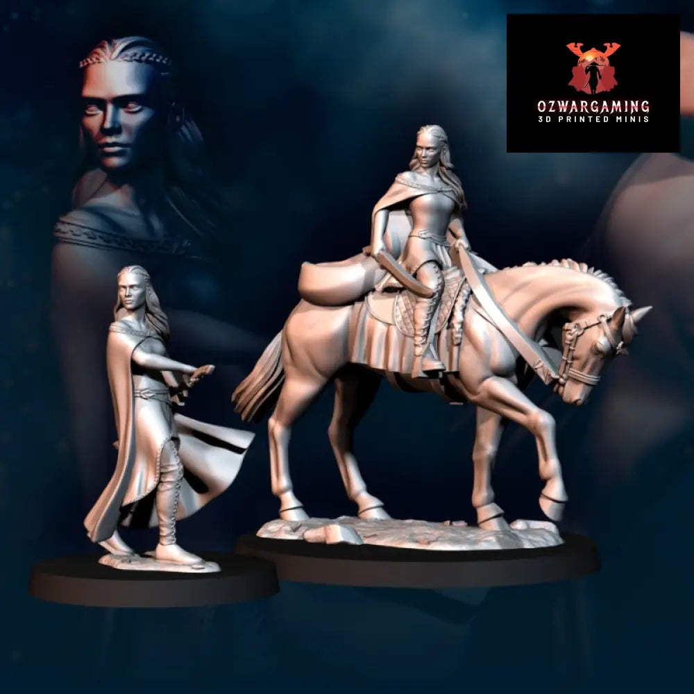 Bloody Elf Maiden| Davale Games 25mm Fantasy Wargaming Miniatures Role Playing Miniatures