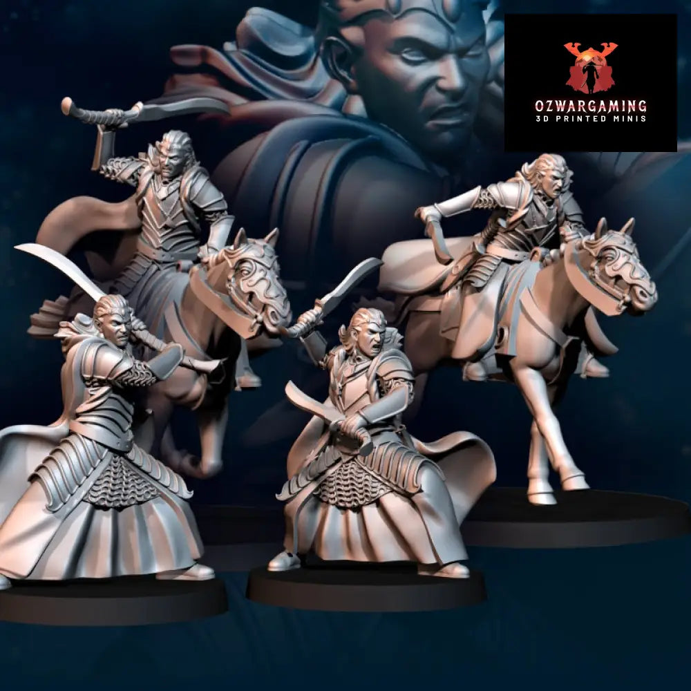Bloody Elf Twin Brothers | Davale Games 25mm Fantasy Wargaming Miniatures Role Playing Miniatures