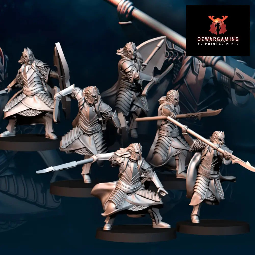 Bloody Elf Warriors Kingsguard | Davale Games 25mm Fantasy Wargaming Miniatures Role Playing Miniatures