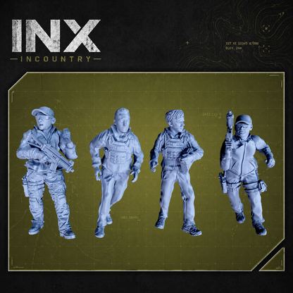 INX Incountry Legacy C-Suite |  Echo Dark Studios Modern Military Wargaming Miniatures