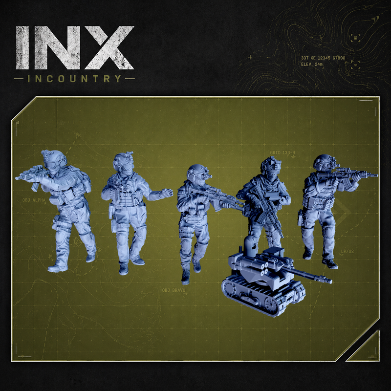 INX Incountry Legacy Chinese SOF |  Echo Dark Studios Modern Military Wargaming Miniatures