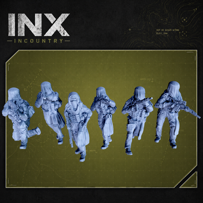 INX Incountry Legacy Danish Frogmen |  Echo Dark Studios Modern Military Wargaming Miniatures