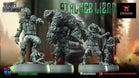 Breakout Stalker Lizards Monopose | Warbear Studios 28mm SciFi Wargaming Miniatures Role Playing Miniatures