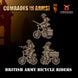 British Army Bicycle Riders | 3D Breed 28mm WW2 Wargaming Miniatures Role Playing Miniatures