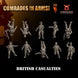 British Army Casualties | 3D Breed 28mm WW2 Wargaming Miniatures Role Playing Miniatures