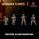 British Army Flamethrowers | 3D Breed 28mm WW2 Wargaming Miniatures Role Playing Miniatures