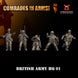 British Army HQ 1 | 3D Breed 28mm WW2 Wargaming Miniatures Role Playing Miniatures