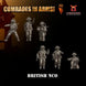 British Army NCOs | 3D Breed 28mm WW2 Wargaming Miniatures Role Playing Miniatures