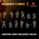 British Army Riflemen | 3D Breed 28mm WW2 Wargaming Miniatures Role Playing Miniatures