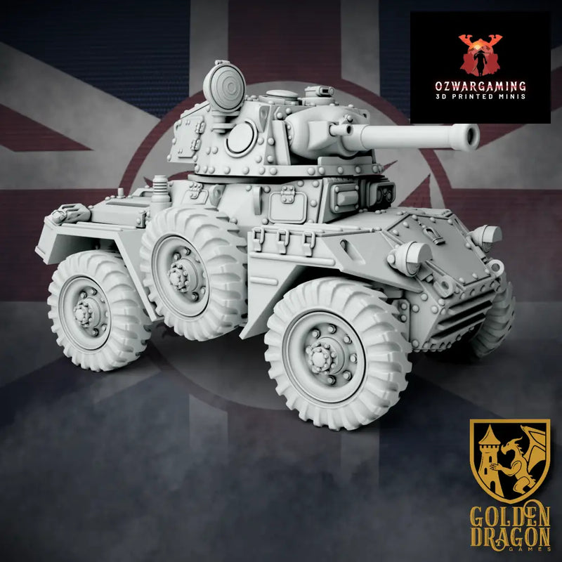 British Empire Armored Car Mk. II ’Bedivere’ | Golden Dragon Games Weird WW2 Role Playing Miniatures
