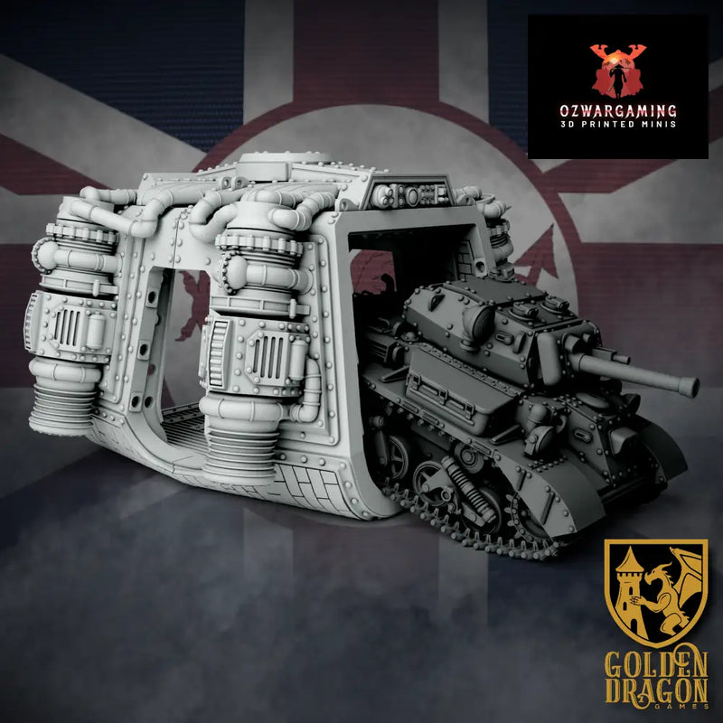 British Empire Capsule Mk. VII (C13) ’Merlin’ | Golden Dragon Games Weird WW2 Role Playing Miniatures