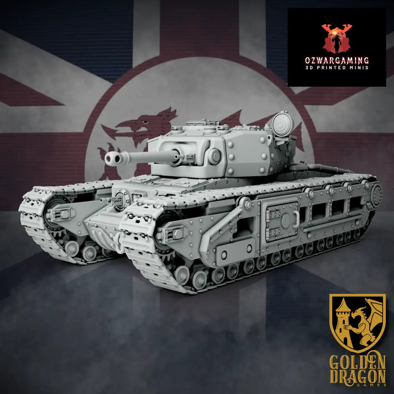 British Empire Infantry Tank Mk. VII ’Gawain’ | Golden Dragon Games Weird WW2 Role Playing Miniatures