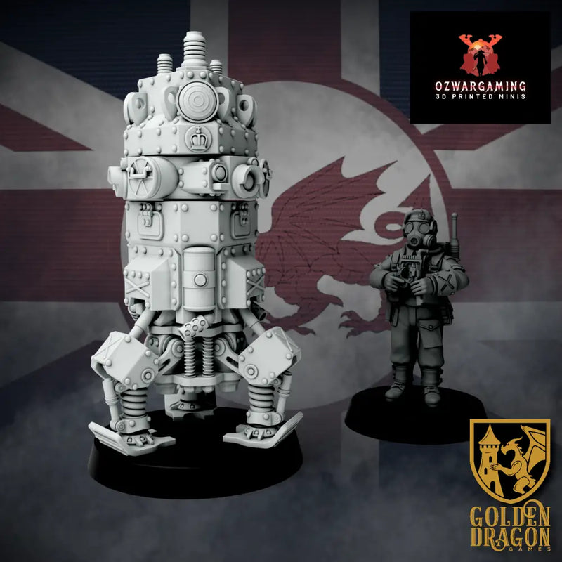 British Empire Mk X Catigern Tripod | Golden Dragon Games Weird WW2 Role Playing Miniatures