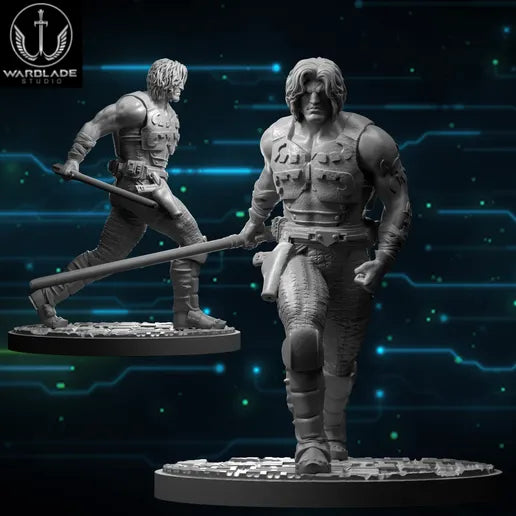 Shatter Scale Cade | Warblade Studios 40mm Miniatures Role Playing Miniatures