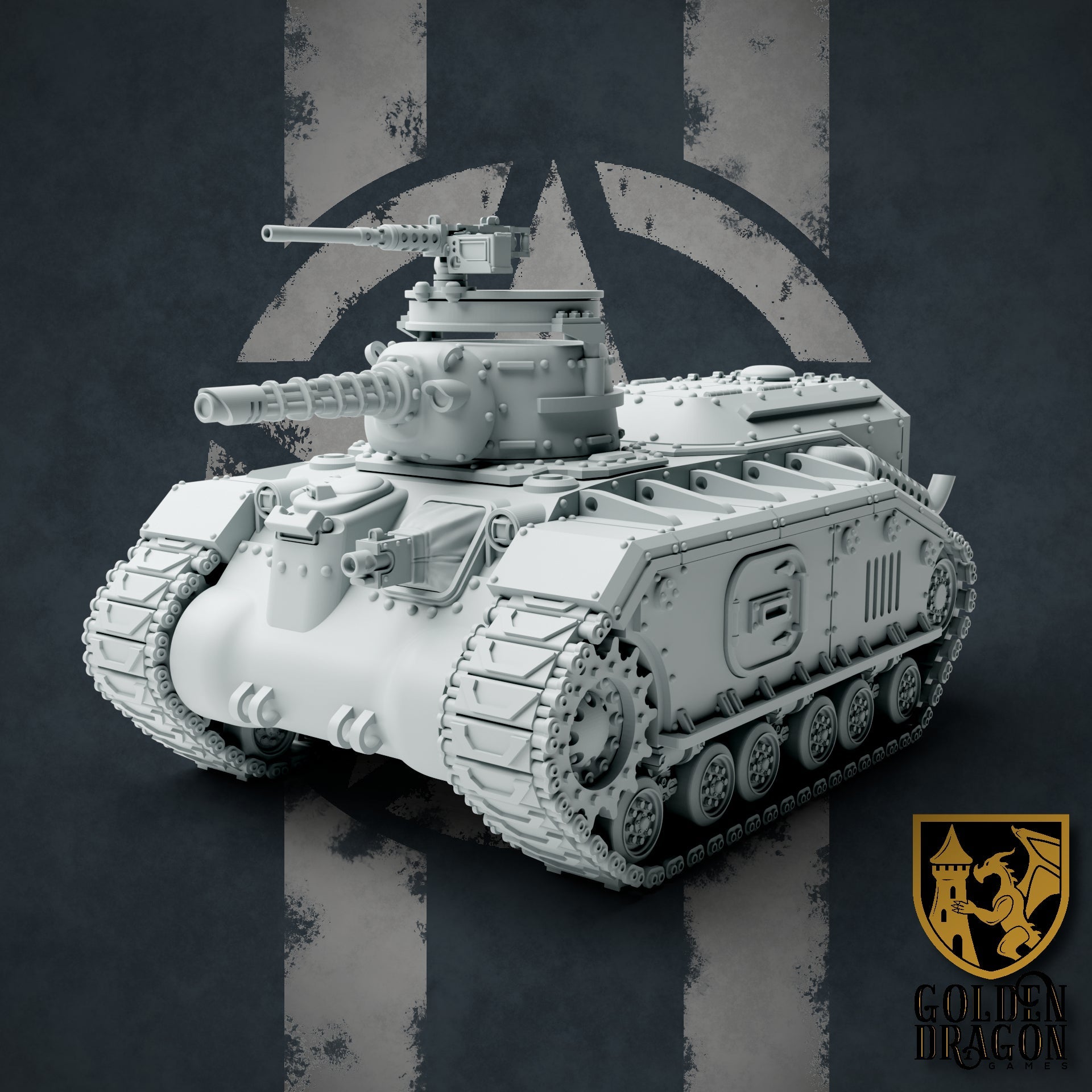 United States of America M48 Ram Armored Personnel Carrier | Golden Dragon Games Weird WW2 Role Playing Miniatures