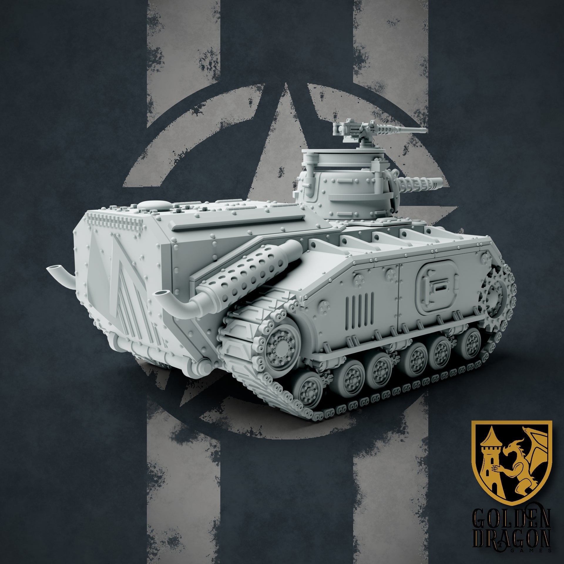 United States of America M48 Ram Armored Personnel Carrier | Golden Dragon Games Weird WW2 Role Playing Miniatures