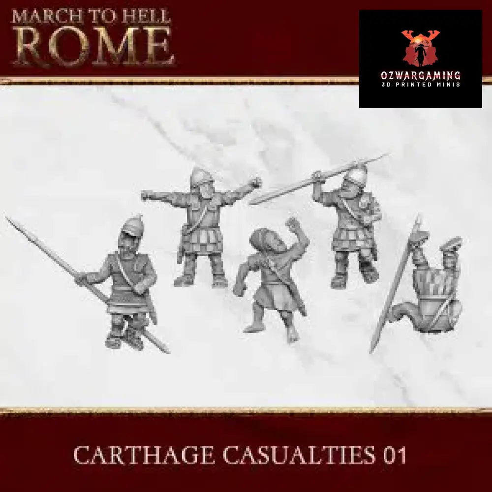 Carthaginian Casualties | 3DBreed 15mm Wargaming Miniatures Role Playing Miniatures