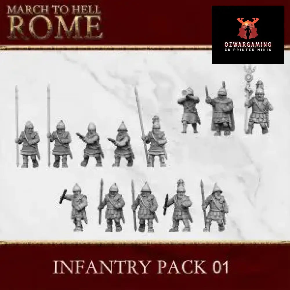 Carthaginian Infantry | 3DBreed 15mm Wargaming Miniatures Role Playing Miniatures
