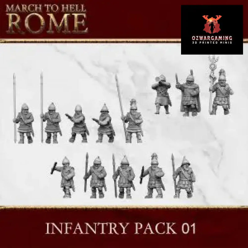 Carthaginian Infantry | 3DBreed 15mm Wargaming Miniatures Role Playing Miniatures