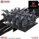 Cathay Jade Cavalry Crossbows | Kyoushuneko 28/32mm Fantasy Wargaming Miniatures Role Playing Miniatures