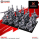 Cathay Jade Warriors Muskets | Kyoushuneko 28/32mm Fantasy Wargaming Miniatures Role Playing Miniatures
