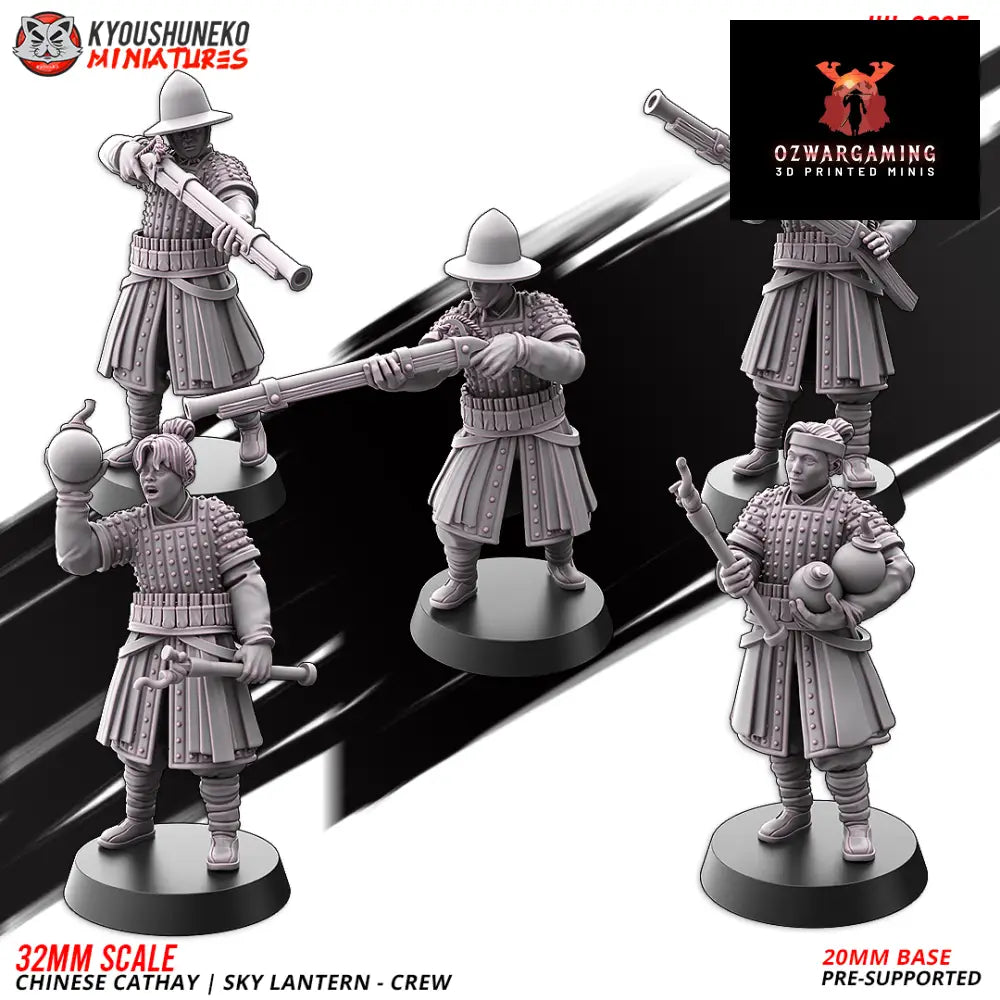 Cathay Sky Lantern | Kyoushuneko 28/32mm Fantasy Wargaming Miniatures Role Playing Miniatures