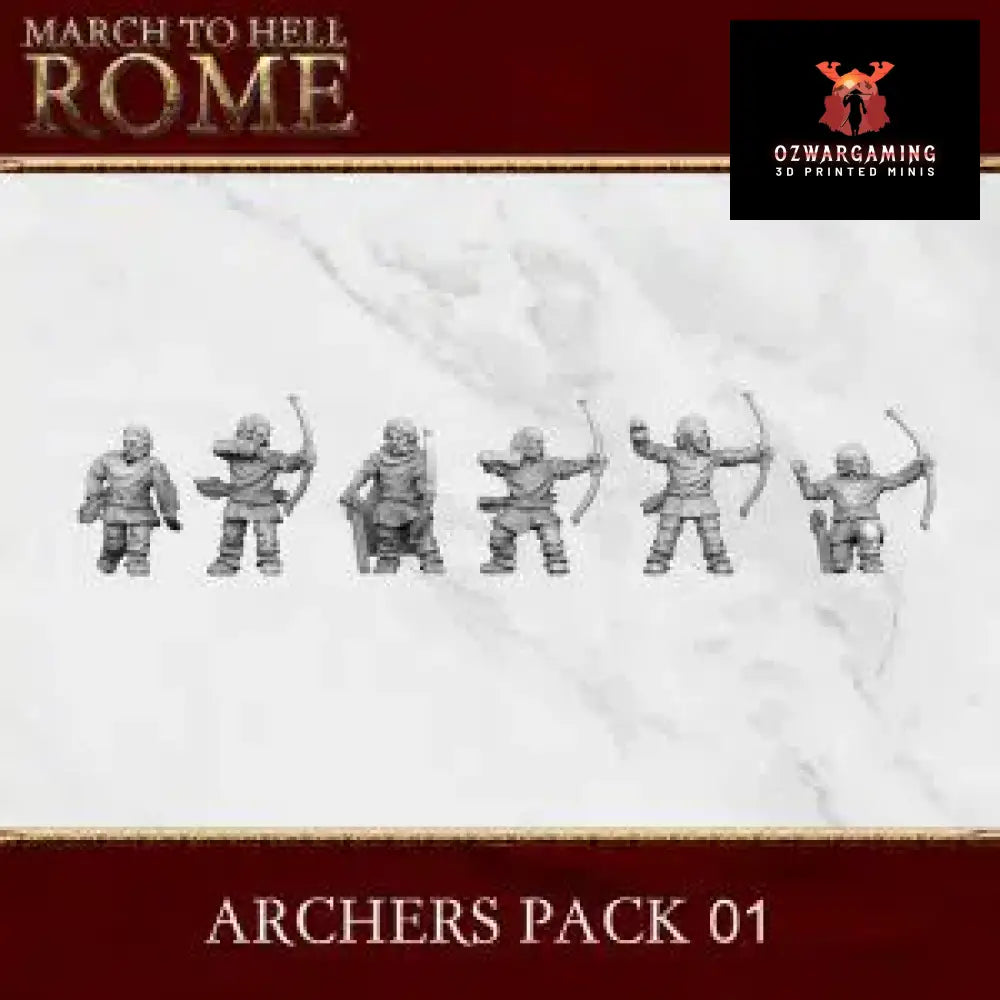 Celtic Archers | 3DBreed 15mm Wargaming Miniatures Role Playing Miniatures