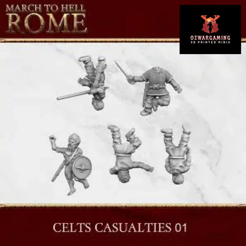 Celtic Casualties | 3DBreed 15mm Wargaming Miniatures Role Playing Miniatures