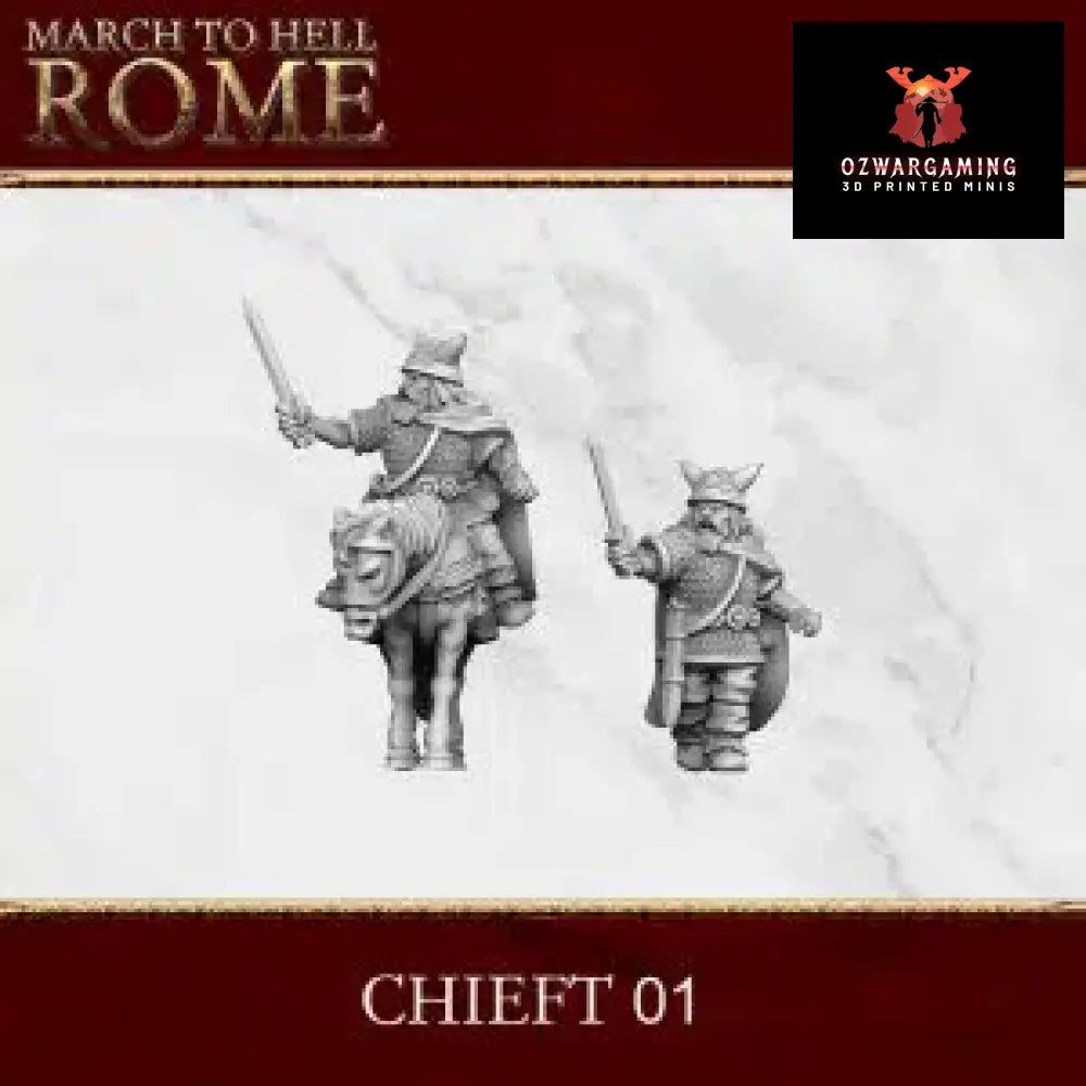 Celtic Chieftain | 3DBreed 15mm Wargaming Miniatures Role Playing Miniatures