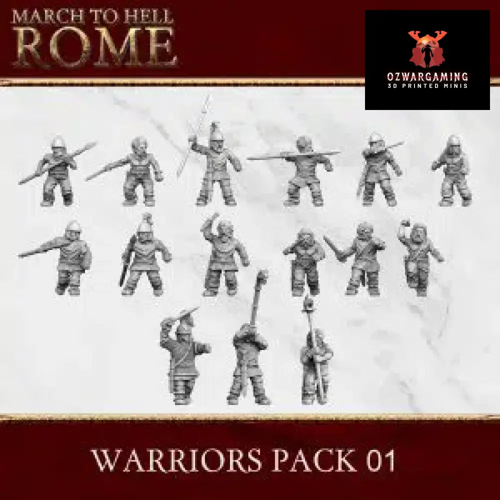 Celtic Warriors | 3DBreed 15mm Wargaming Miniatures Role Playing Miniatures